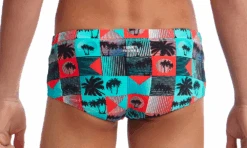 Maillot De Bain Funky Trunks Garçon Sunset Strip Vert -Maillots Bain Boutique sunset strip 7