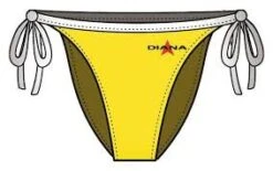 Bas De Maillot De Bain Femme Diana Twin-kini Jaune