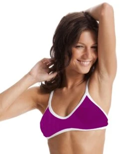 Haut De Maillot De Bain Femme Diana Twin Brassière Violet -Maillots Bain Boutique twinbraslipviolet haut