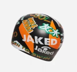 Bonnet Silicone De Natation Jaked Manga Noir